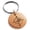 Rose, variant on Stainless Steel Sacred Geometric Compass Engraved Small Medallion Circle Charm Keychain Keyring