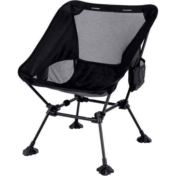 Ultralight Compact Camping Folding Beach Chair with Anti-Sinking Large Feet