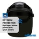 thumbnail image 3 of Sellstrom Protector Facial De Seguridad De Una Sola Corona Con Arnés De Trinquete Sombra 5 Ir Tint Sin Recubrimiento Negro S32050, 3 of 5