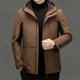 thumbnail image 5 of Chaqueta de plumón ultraligera para hombre, chaqueta de invierno con capucha y relleno de plumón de pato, novedad de 2024, para hombre, 5 of 5
