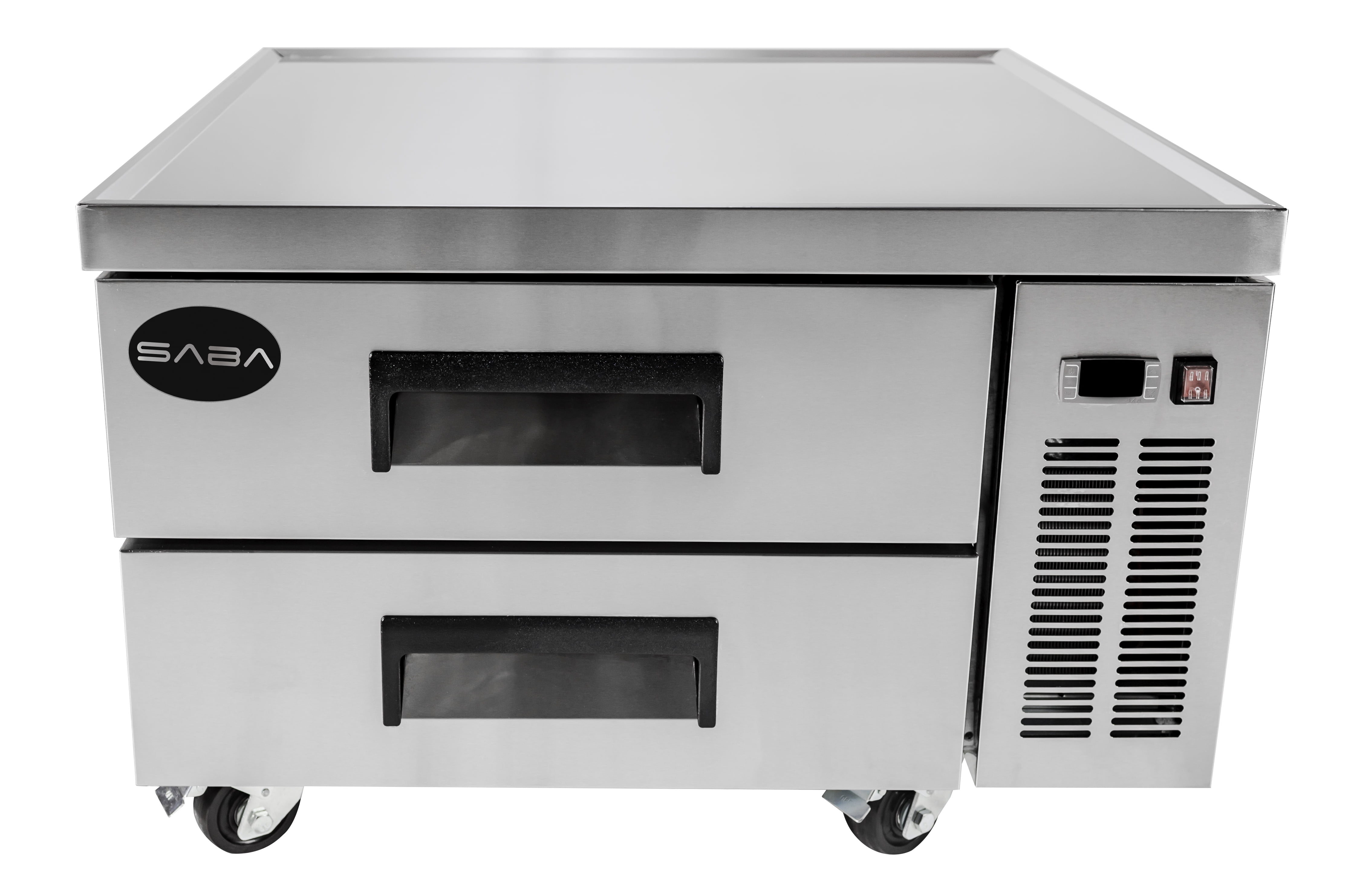 Heavy Duty Commercial 36" Chef Base 2 Drawer Refrigerator