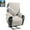 White, variant on 100% Waterproof Recliner Cover with Side Pocket &Non-Slip Recliner Couch Slipcover, Washable Reclining Furniture Protector for Large Power Lift Recliner (Brown)