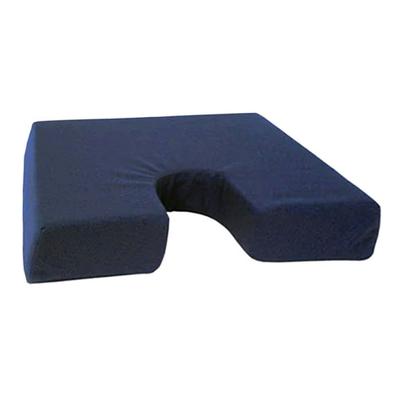 Allman - Bariatric Coccyx Gel Cushion Medicaly Support Relief Back Pain - Blue 4.5"Hx18"Lx22"W