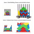Zeiwohndc Colorful Construction Blocks for Ages 3-8, 3D Triangle Puzzle ...