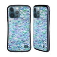 thumbnail image 1 of Head Case Designs Officially Licensed Micklyn Le Feuvre Marble Patterns Mosaic In Sapphire And Emerald Hybrid Case Compatible with Apple iPhone 13 Pro, 1 of 7
