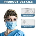thumbnail image 5 of Jiueut Colorful Mushroom Nurse Button Headband Medical Field Headbands for Women 2 Piece Headbands for Nurses with Buttons for Mask Nurse Headbands Thin Sport Headband Sweat, 5 of 7