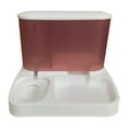 thumbnail image 3 of Dispensador de agua y comida jinwen alimentador automático para mascotas Rosa 31,5 cm x 25 cm x 23 cm, 3 of 8