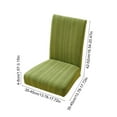 thumbnail image 3 of Velvet Chair Covers Stretchable for Dining Chairs, Cotton Material Removable and Washable, Home Kitchen Hotel Banquet Hall Protection, Traditional Holiday Celebration Gift Arrangement Decor, AESTIVO, 3 of 9