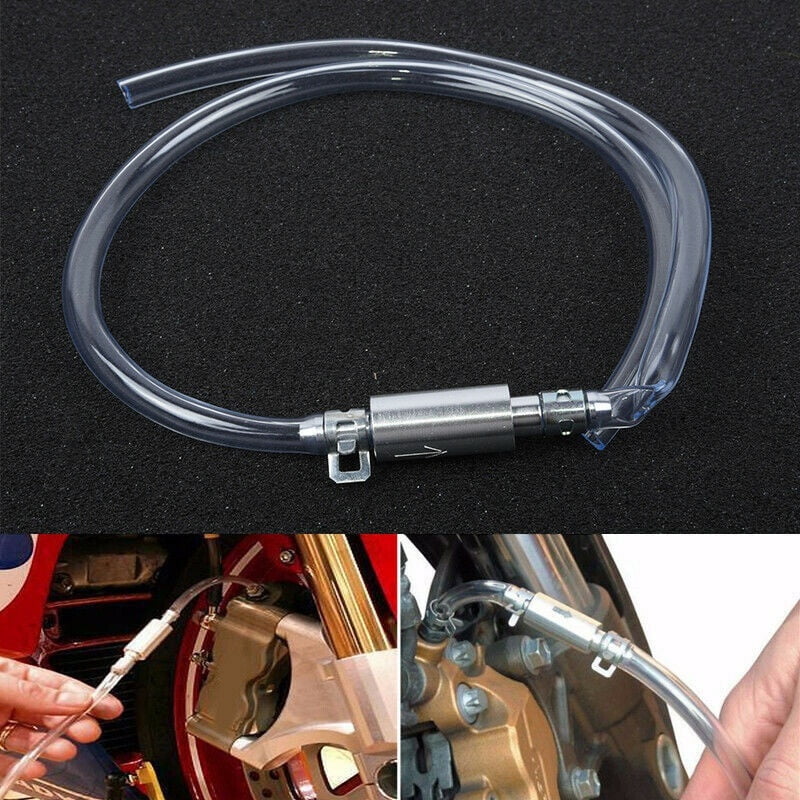 Clutch Brake Bleeder Hose One Way Valve Tube Bleeding Tool Motorcycle