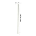 thumbnail image 3 of Plastic Straws Disposable, Hwkond New Pure White Disposable Paper Straw（100PC）, 3 of 9