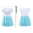 thumbnail image 7 of Emy Dola 2-7T Toddler Girls Cotton Dress Short Sleeve Cartoon Graphic A-Line Dresses for Little Kids - 1Pcs Butterfly, 7 of 7