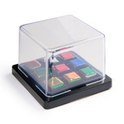 Rubik’s Metallic Solver’s Pack, Rubik’s Cube Edge Twist Race Game in Metallic Finish 3D Puzzle Brain Teaser Retro Fidget Toy Board Game, for Ages 8+
