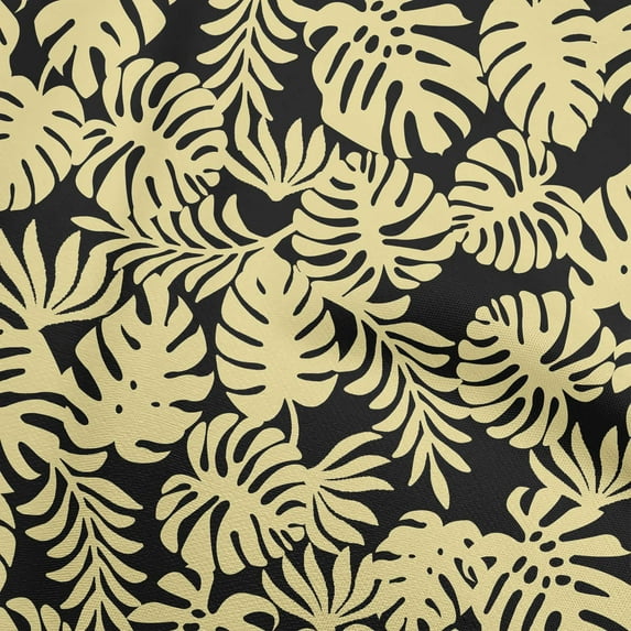 oneOone Georgette Viscose Beige Fabric Tropical Craft Projects Decor Fabric Printed By The Yard 42 Inch Wide