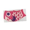 thumbnail image 1 of Felpudo japonés con diseño de koi para exteriores, cómodo y moderno para la puerta de entrada. 37cmx70cm, 1 of 9