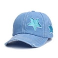 thumbnail image 3 of CEHVOM Women's New Cowboy Star Printing Sun Protection All-match Baseball Hat, 3 of 5