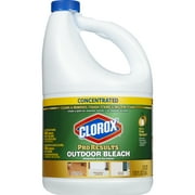 Clorox Concentrated Outdoor Bleach for Cleaning, Pro Results, 120 fl oz