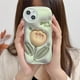 thumbnail image 1 of Funda de teléfono de silicona suave a prueba de golpes, borde de onda grande, cubierta de tulipán para iPhone 14, 13, 12, 11 Pro Max, XS Max, X, XR, 7, 8 Plus, SE2020 Mini Fivean unisex, 1 of 2