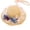 A008- Star Denim, variant on Pet Sun Hat, Dog Hats for Small Dogs, Summer Sun Protection, Wide Brim, 5 Inch Lightweight Straw Hat with Ruffled Lace Trim, Silky Ribbon Chin Strap for Small Breed Outdoor Use