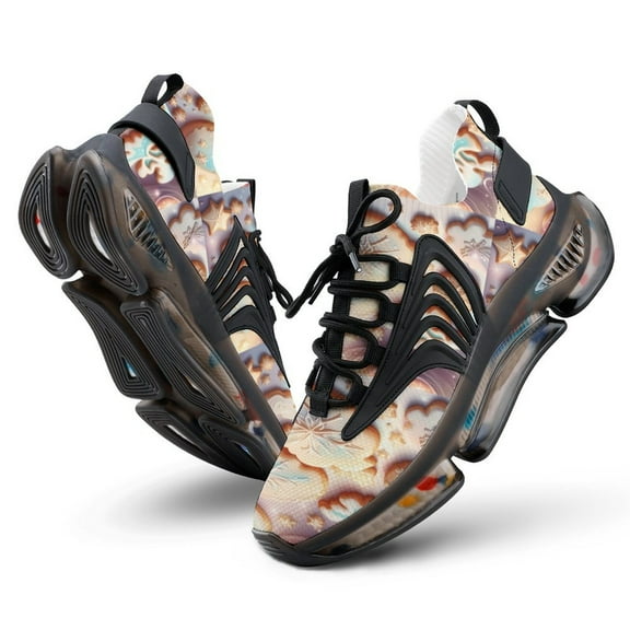 2024 Snowman Christmas Tree Elk Women Or Men Lace Up Flat Sneakers Female Mesh Walking Footwear