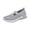 Gray |#11, variant on Women's Orthopedic Walking Shoes,Woven Breathable Orthowalkway Womens Sneakers,Lightweight Non-Slip Arch Support Slip on Shoes (Beige, 42)