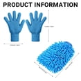 thumbnail image 5 of 6 Pack Microfiber & Chenille Cleaning Gloves, Washable Reusable Dust Mitts, 5 of 8
