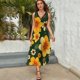thumbnail image 5 of Vestido De Noche De Lujo Sin Mangas Para Mujer, Floral Vestido De Fiesta, 5 of 5