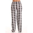 thumbnail image 3 of Pantalones de pijama para mujer con bolsillos, pantalones de pijama a cuadros de franela suave para mujer, 3 of 4