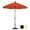 Black, variant on California Umbrella Sun Master Series Patio Market Umbrella in Pacifica with Aluminum Pole Fiberglass Ribs Collar Tilt Crank Lift