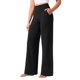 thumbnail image 1 of Pantalones de yoga CRZ YOGA Butterlift, cintura alta, pierna ancha, negros, XL, 1 of 5