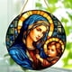thumbnail image 1 of Nativity Scene Stained Glass Suncatcher Christmas Nativity Scene Window Hanging Stained Glass For Christmas Nativity Scene Suncatchers For Window Stained Glass, 1 of 7