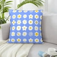 thumbnail image 6 of ZICANCN Various Forms Daisy Throw Pillow Covers, Bed Couch Sofa Knit Decorative Pillow Covers for Living Room Farmhouse, 20"x20", 6 of 8