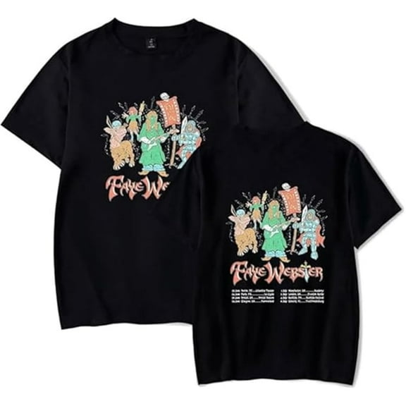 Faye Webster Tour 2025 Merch Harajuku unisex T-shirt new printed fashionable pure cotton short sleeved shirt