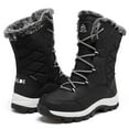 thumbnail image 2 of Snow Boots for Women Waterproof Outdoor Hiking Shoes Winter Warm Mid Calf Boots, 2 of 5
