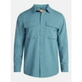 thumbnail image 5 of Ozark Trail Men's and Big Men's Upstream Shirt with Long Sleeves, Sizes S-3XL, 5 of 6