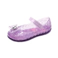thumbnail image 1 of Jelly Shoes for Girls, Closed-Toe Princess Sandals with Metal , Crystal Glitter Design for Spring Summer Beach, 1 of 9