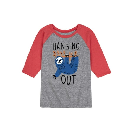 Hanging Out Sloth - Toddler Raglan