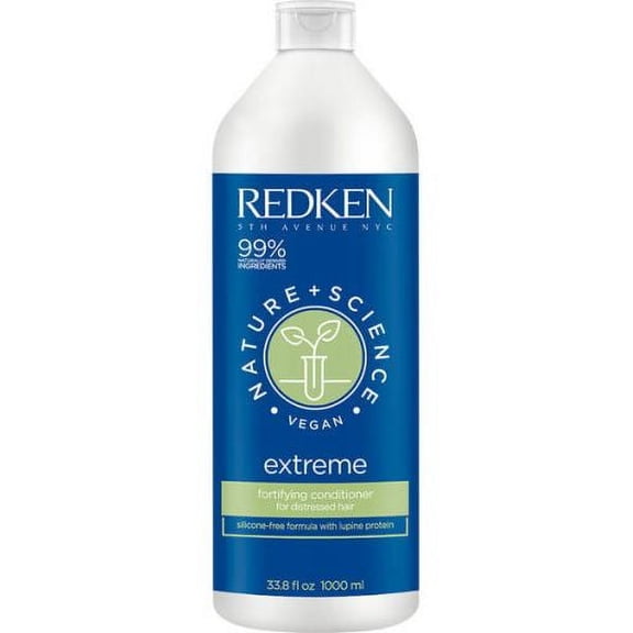Redken Nature Science Extreme Vegan Conditioner - 33.8 oz (1 Liter)