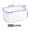 #1-Blue【1 Food Storage Box】, variant on 4-in-1 Food Storage Container with Built-in Colander Strainer for Fresh Produce Airtight Kitchen Organizer for Berries, Lettuce Meal Prep Stackable Fridge Containers for Holiday, Vsgery