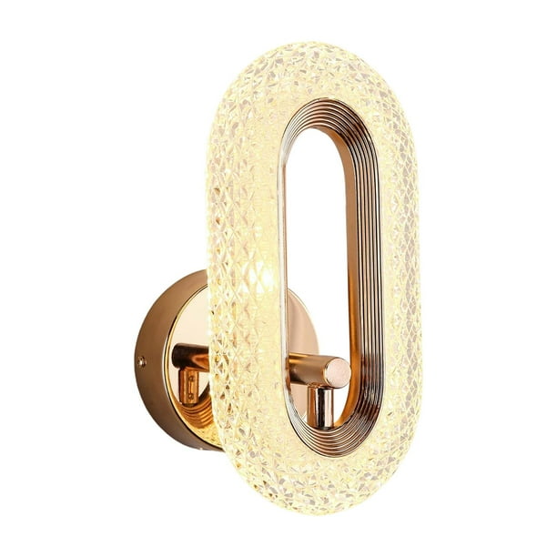 Lámpara de pared LED, aplique de pared, luz nocturna montada en la pared para dormitorio y sala de estar Estilo A