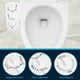 Fixation pour Bidet de Toilette à Eau Chaude et Froide, Double Buse Auto-Nettoyante Non Électrique, Pression et Température de l'Eau Réglables – image 5 sur 9