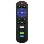 PERFASCIN RC280 Remote for TCL ROKU Smart TV with Hulu Vudu Netflix Sling App Key 28S305 32S305 40S305 43S305 49S305 28S3750 32S3750 40FS3750 48FS3750 55FS3750 32S3700 32S3800