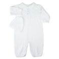thumbnail image 1 of Boys Knit Longall with Hat, White 9M, 1 of 2