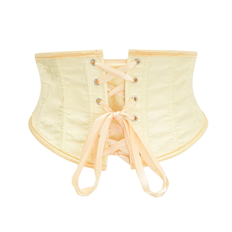 7516 Vintage Waist Training Underbust Corset Wide Lace Up Boned Jacquard Amazon.com: Alivila.Y Fashion Sexy Vintage Corset Underbust  main image 2