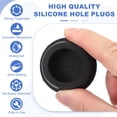 thumbnail image 3 of Uxcell 8 Pcs Tapón de Silicona en Forma de T, Diámetro 36 mm/1.42 Pulgadas, Tapón de Silicona Impermeable Reutilizable para Sellar Agujeros Redondos en Equipos de Tuberías, Negro, 3 of 7