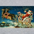 thumbnail image 3 of CafePress - Vintage Santa Sleigh Long Sleeve T Shirt - Womens Baseball Tee, 3 of 4