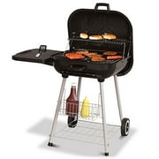 Uniflame 385 sq. inch Deluxe Square Charcoal Grill, Black