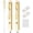 Brass-1, variant on 18 Inch Extended Flip Lever Flush Bolt Satin Nickel 1 For Double Door