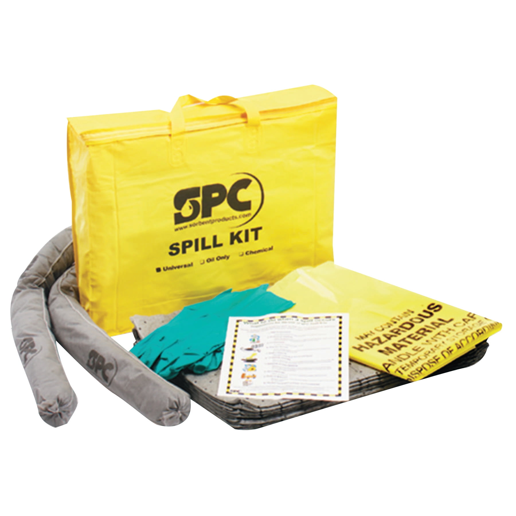 SPC SPC Economy Portable Spill Kit, Allwik Universal, 5 gal Walmart