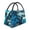 Blue Iceberg Leaf Wolf, variant on Vsdgher Blue Golden Dream Lotus Print Insulated Reusable Bags with Sturdy Zipper and Handles, Foldable Totes for Hot or Cold Food Bring or Delivery