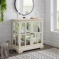 thumbnail image 3 of LED Curio Display Cabinet,Antique Display Cabinet with Adjustable Shelves,Retro Design Quality Showcase with Lattice Doors Elegant Bookcase and Storage Cabinet for Home Decor and Organization, 3 of 8